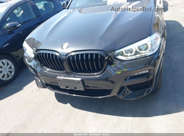 5UXTY3C06M9E16415 2021 BMW X3 Black Սալոնի հետևի տեսք
