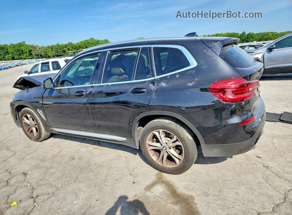 5UXTY3C06M9H34373 2021 BMW X3 Black უკანა მარცხენა