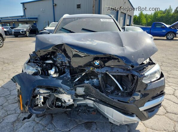 5UXTY3C06M9H34373 2021 BMW X3 Black წინა ხედი