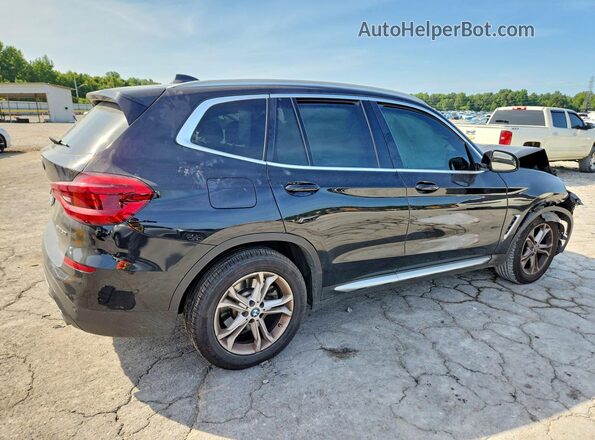 5UXTY3C06M9H34373 2021 BMW X3 Black უკანა მარჯვენა
