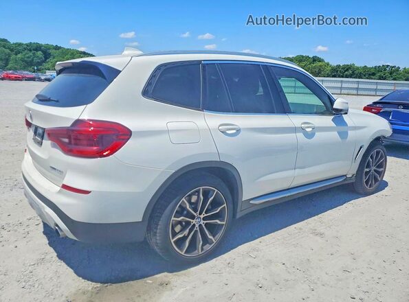 5UXTY3C06M9H43803 2021 BMW X3 White უკანა მარჯვენა