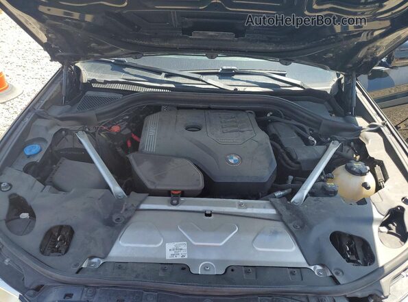 5UXTY3C07M9E63324 2021 BMW X3 Черный Вид задней части салона