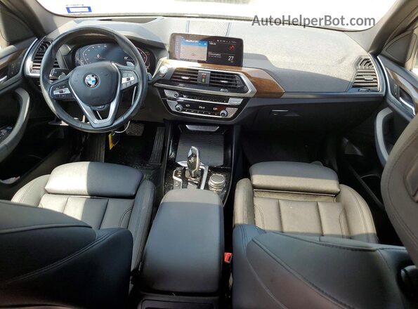 5UXTY3C07M9E63324 2021 BMW X3 Черный Вид панели приборов