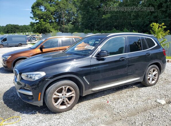 5UXTY3C07M9G57478 2021 BMW X3 Black Tył lewy