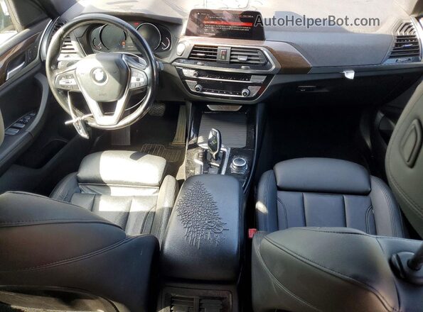 5UXTY3C07M9G57478 2021 BMW X3 Black Widok zestawu wskaźników