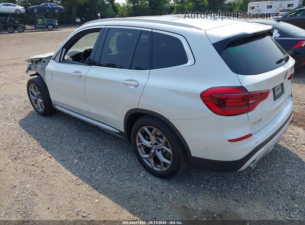 5UXTY3C07M9H02824 2021 BMW X3 White Задня ліва чверть