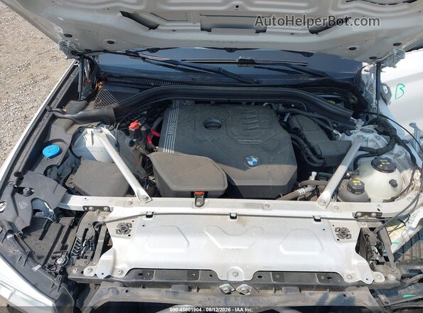 5UXTY3C07M9H02824 2021 BMW X3 White Вид ззаду