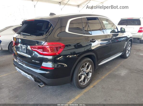 5UXTY3C08L9D40730 2020 BMW X3 Black Trasero derecho