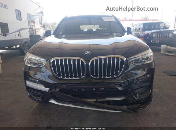 5UXTY3C08L9D40730 2020 BMW X3 Black Vista del cuadro de instrumentos