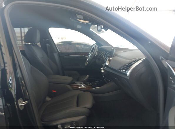 5UXTY3C08L9D40730 2020 BMW X3 Black Vista interior delantera