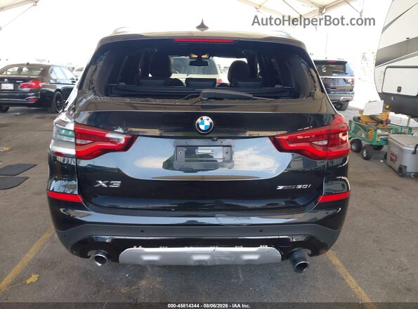 5UXTY3C08L9D40730 2020 BMW X3 Black 