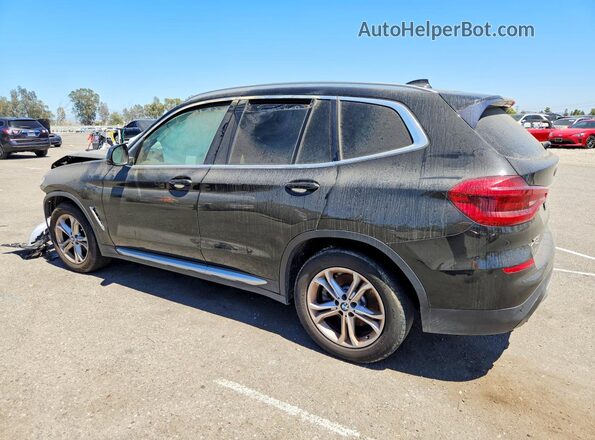 5UXTY3C09LLE55257 2020 BMW X3 Black Trasero izquierdo