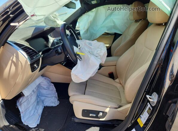 5UXTY3C09LLE55257 2020 BMW X3 Black Vista interior delantera