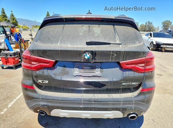 5UXTY3C09LLE55257 2020 BMW X3 Black Vista trasera