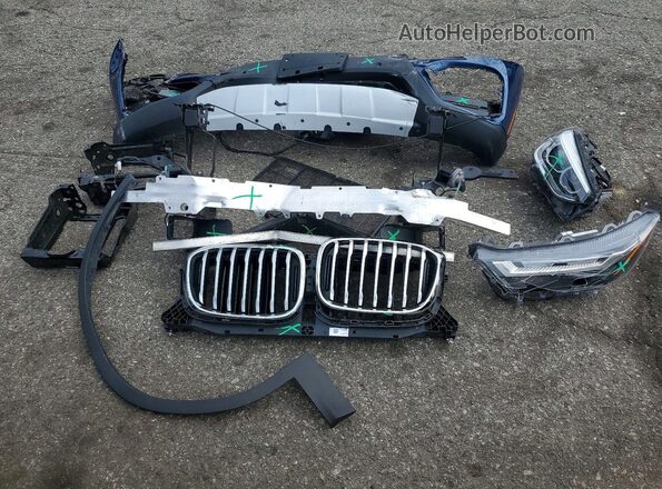 5UXTY3C09M9G26152 2021 BMW X3 Синий Вид наклейки с VIN-кодом