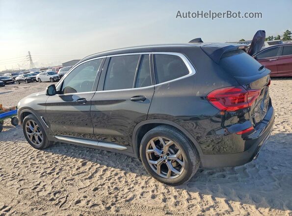 5UXTY3C09M9H29118 2021 BMW X3 Black Задня ліва чверть