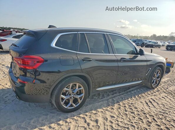 5UXTY3C09M9H29118 2021 BMW X3 Black Задня права чверть