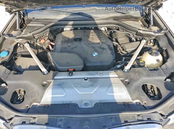 5UXTY3C09M9H29118 2021 BMW X3 Black Вид підкапотного простору
