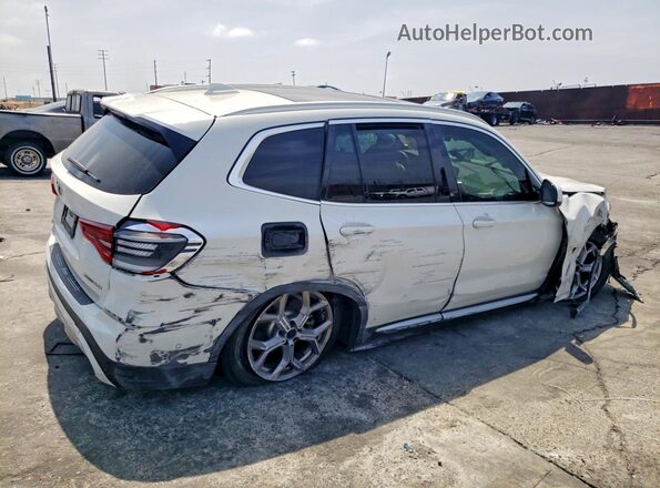5UXTY3C0XLLU71948 2020 BMW X3 Белый Задняя правая четверть