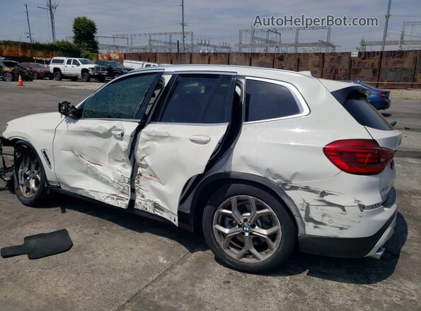 5UXTY3C0XLLU71948 2020 BMW X3 Белый Задняя левая четверть