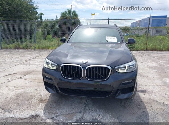 5UXTY3C0XM9H10013 2021 BMW X3 Black Դիմացի տեսք
