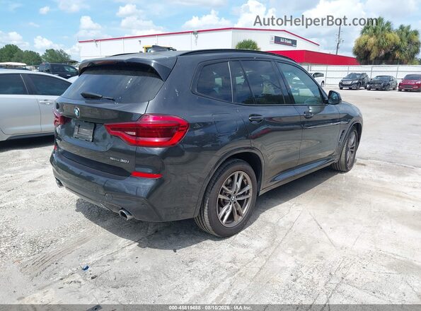 5UXTY3C0XM9H10013 2021 BMW X3 Black Հետևի աջ