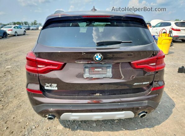 5UXTY5C00LLE55868 2020 BMW X3 Brown Widok z tyłu