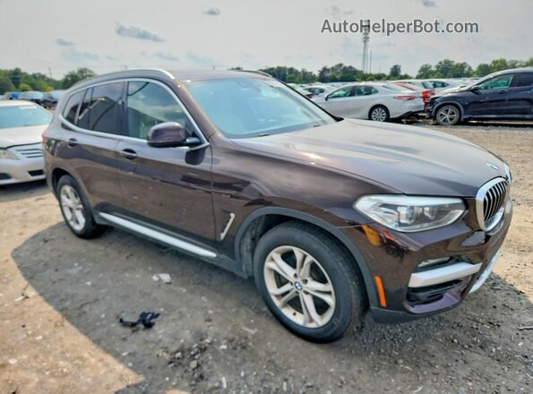 5UXTY5C00LLE55868 2020 BMW X3 Brown Przód prawy