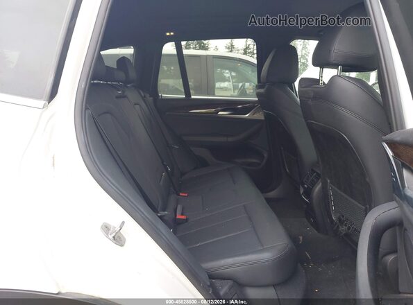 5UXTY5C00LLE58351 2020 BMW X3 White VIN կոդի պիտակի տեսք