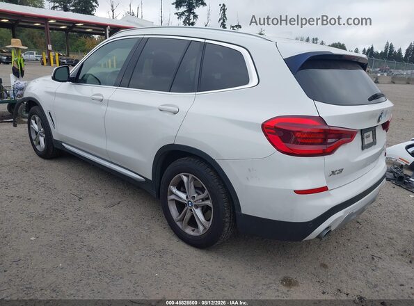 5UXTY5C00LLE58351 2020 BMW X3 White Հետևի ձախ