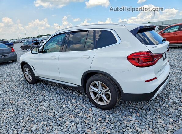 5UXTY5C00M9G26357 2021 BMW X3 White Trasero izquierdo