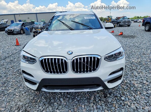 5UXTY5C00M9G26357 2021 BMW X3 White Vista frontal