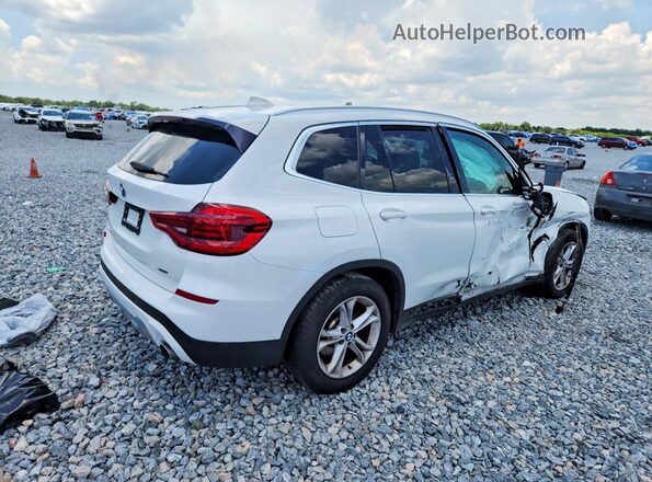 5UXTY5C00M9G26357 2021 BMW X3 White Trasero derecho