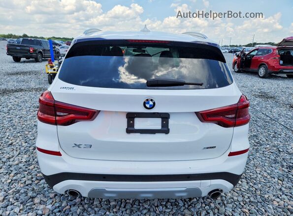 5UXTY5C00M9G26357 2021 BMW X3 White Vista trasera