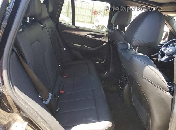 5UXTY5C00M9G49718 2021 BMW X3 Черный Вид задней части салона
