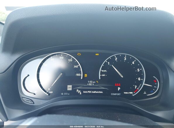 5UXTY5C01L9B65233 2020 BMW X3 Черный 