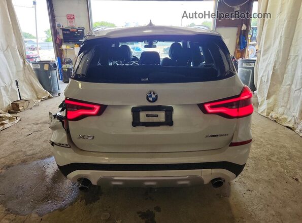 5UXTY5C01L9C07917 2020 BMW X3 White Հետևի տեսք