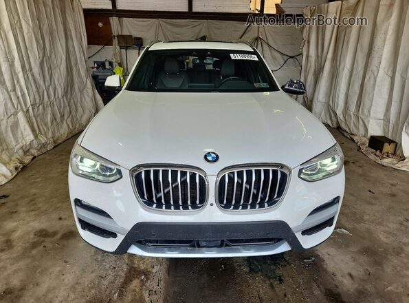 5UXTY5C01L9C07917 2020 BMW X3 White Դիմացի տեսք