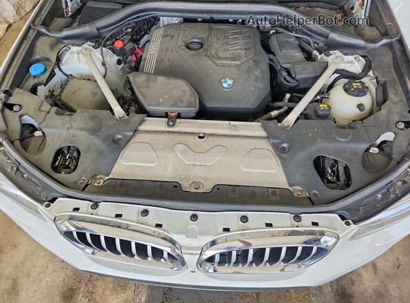 5UXTY5C01L9C07917 2020 BMW X3 White Շարժիչի բաժամունքի տեսք