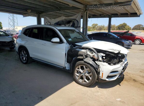 5UXTY5C01LLT34330 2020 BMW X3 White Delantero derecho