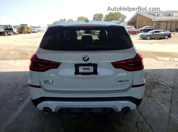 5UXTY5C01LLT34330 2020 BMW X3 White Vista trasera