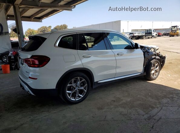 5UXTY5C01LLT34330 2020 BMW X3 White Trasero derecho
