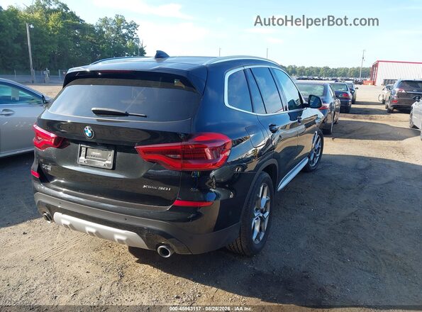 5UXTY5C02LLT32988 2020 BMW X3 Black Tył prawy