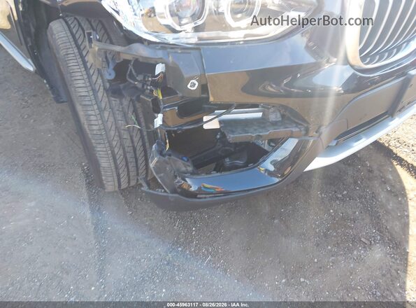 5UXTY5C02LLT32988 2020 BMW X3 Black Widok z przodu