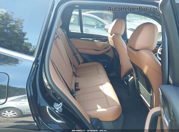 5UXTY5C02LLT32988 2020 BMW X3 Black Widok naklejki z numerem VIN