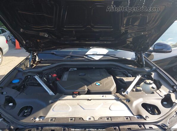 5UXTY5C02LLT32988 2020 BMW X3 Black Widok z tyłu