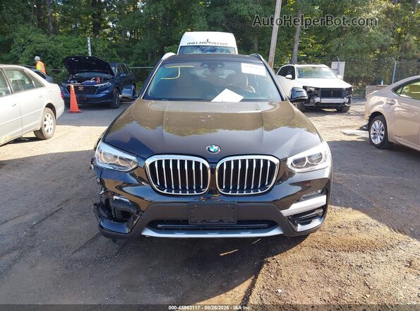 5UXTY5C02LLT32988 2020 BMW X3 Black Widok zestawu wskaźników