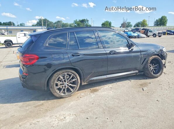 5UXTY5C02M9H06923 2021 BMW X3 Black Trasero derecho