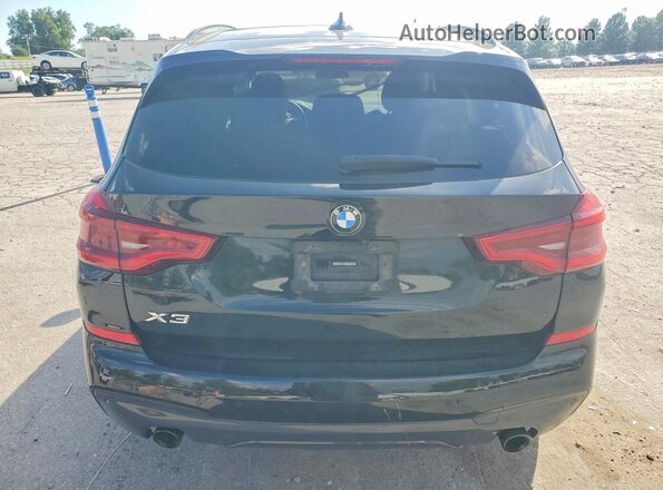 5UXTY5C02M9H06923 2021 BMW X3 Black Vista trasera