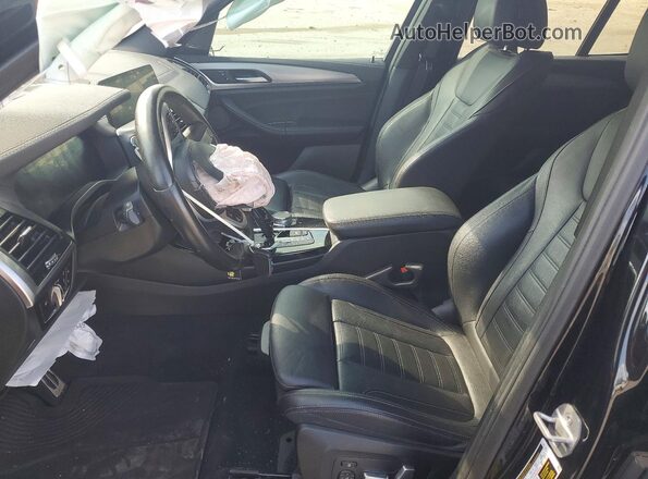 5UXTY5C02M9H06923 2021 BMW X3 Black Vista interior delantera